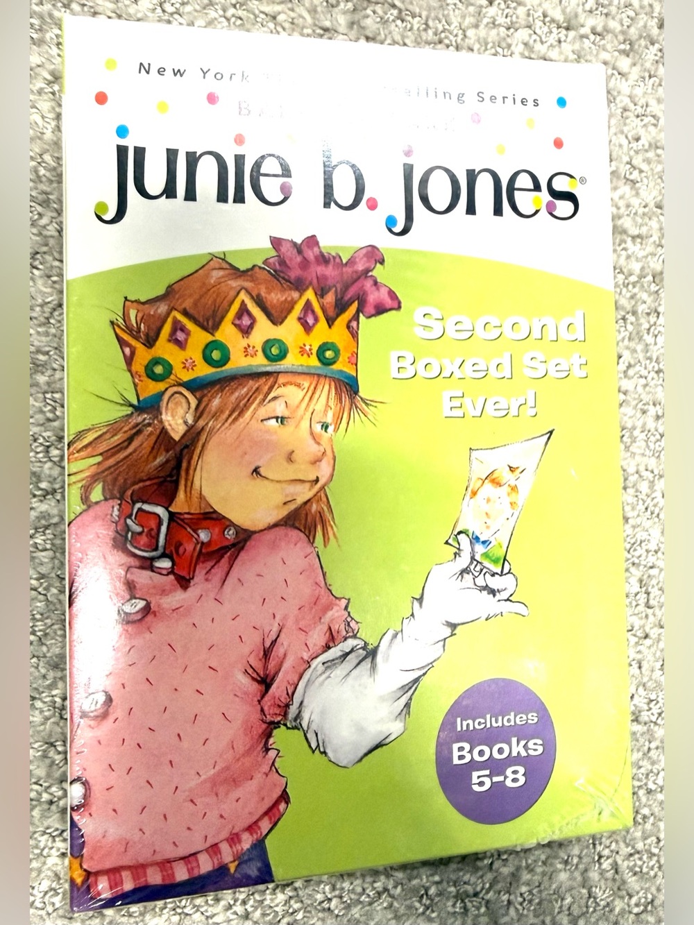 Brand New/Never Opened! Junie B. Jones Second Box Set Ever-Books 5,6,7,8